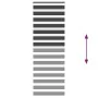 Estor cebra negro 70x230 cm tejido ancho 65,9 cm poliéster by , Blinds and blinds - Ref: Foro24-4014281, Price: 25,22 €, Disc...