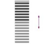 Estor cebra negro 70x200 cm tejido ancho 65,9 cm poliéster by , Blinds and blinds - Ref: Foro24-4014255, Price: 24,87 €, Disc...