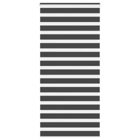 Estor cebra negro 105x230 cm tejido ancho 100,9 cm poliéster by , Blinds and blinds - Ref: Foro24-4014288, Price: 29,91 €, Di...