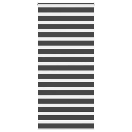 Estor cebra negro 105x230 cm tejido ancho 100,9 cm poliéster de , Persianas y estores - Ref: Foro24-4014288, Precio: 29,91 €,...