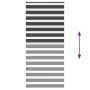 Estor cebra negro 95x200 cm tejido ancho 90,9 cm poliéster by , Blinds and blinds - Ref: Foro24-4014260, Price: 27,87 €, Disc...