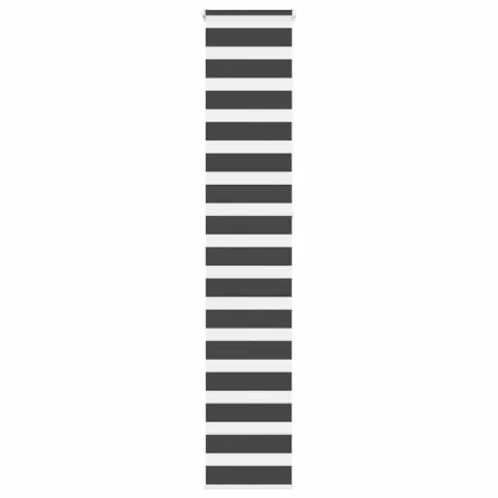 Estor cebra negro 45x230 cm tejido ancho 40,9 cm poliéster by , Blinds and blinds - Ref: Foro24-4014276, Price: 20,22 €, Disc...