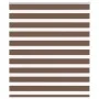 Brown zebra curtain 125x150 cm, fabric width 120.9 cm, made of polyester. by , Blinds and blinds - Ref: Foro24-4014344, Price...