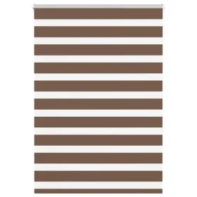 Brown zebra curtain 95x150 cm, fabric width 90.9 cm, made of polyester. by , Blinds and blinds - Ref: Foro24-4014338, Price: ...