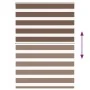 Estor cebra marrón 95x150 cm tejido ancho 90,9 cm poliéster de , Persianas y estores - Ref: Foro24-4014338, Precio: 25,76 €, ...