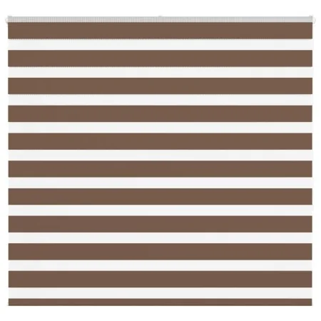Brown zebra curtain 155x150 cm, fabric width 150.9 cm, polyester. by , Blinds and blinds - Ref: Foro24-4014350, Price: 24,91 ...