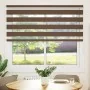 Brown zebra curtain 155x150 cm, fabric width 150.9 cm, polyester. by , Blinds and blinds - Ref: Foro24-4014350, Price: 24,91 ...