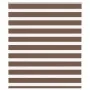 Brown zebra curtain 130x100 cm, fabric width 125.9 cm, polyester. by , Blinds and blinds - Ref: Foro24-4014319, Price: 26,72 ...
