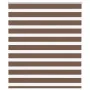 Estor cebra marrón 130x100 cm tejido ancho 125,9 cm poliéster de , Persianas y estores - Ref: Foro24-4014319, Precio: 26,72 €...