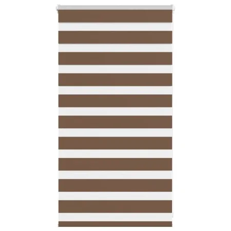 Brown zebra curtain 85x100 cm, fabric width 80.9 cm, polyester. by , Blinds and blinds - Ref: Foro24-4014310, Price: 19,28 €,...
