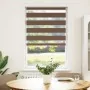 Brown zebra curtain 85x100 cm, fabric width 80.9 cm, polyester. by , Blinds and blinds - Ref: Foro24-4014310, Price: 19,28 €,...