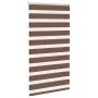 Brown zebra curtain 85x100 cm, fabric width 80.9 cm, polyester. by , Blinds and blinds - Ref: Foro24-4014310, Price: 19,28 €,...