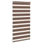 Brown zebra curtain 85x100 cm, fabric width 80.9 cm, polyester. by , Blinds and blinds - Ref: Foro24-4014310, Price: 19,28 €,...