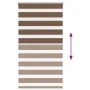 Brown zebra curtain 85x100 cm, fabric width 80.9 cm, polyester. by , Blinds and blinds - Ref: Foro24-4014310, Price: 19,28 €,...