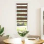 Brown zebra curtain 40x150 cm, fabric width 35.9 cm, polyester. by , Blinds and blinds - Ref: Foro24-4014327, Price: 19,63 €,...