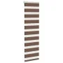 Brauner Zebra-Vorhang 40x150 cm, Stoffbreite 35,9 cm, aus Polyester. von , Jalousien und Jalousien - Ref: Foro24-4014327, Pre...