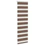 Brown zebra curtain 40x150 cm, fabric width 35.9 cm, polyester. by , Blinds and blinds - Ref: Foro24-4014327, Price: 19,63 €,...