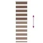 Brauner Zebra-Vorhang 40x150 cm, Stoffbreite 35,9 cm, aus Polyester. von , Jalousien und Jalousien - Ref: Foro24-4014327, Pre...
