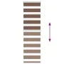 Brown zebra curtain 40x150 cm, fabric width 35.9 cm, polyester. by , Blinds and blinds - Ref: Foro24-4014327, Price: 19,63 €,...