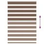 Brown zebra curtain 95x100 cm, fabric width 90.9 cm, polyester. by , Blinds and blinds - Ref: Foro24-4014312, Price: 22,63 €,...