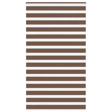 Brown zebra curtain 130x200 cm, fabric width 125.9 cm, polyester. by , Blinds and blinds - Ref: Foro24-4014371, Price: 35,25 ...