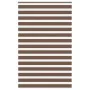 Brauner Zebra-Vorhang 140x230 cm, Stoffbreite 135,9 cm, aus Polyester. von , Jalousien und Jalousien - Ref: Foro24-4014399, P...