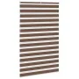 Brauner Zebra-Vorhang 140x230 cm, Stoffbreite 135,9 cm, aus Polyester. von , Jalousien und Jalousien - Ref: Foro24-4014399, P...