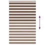 Brown zebra curtain 140x230 cm, fabric width 135.9 cm, polyester. by , Blinds and blinds - Ref: Foro24-4014399, Price: 35,34 ...
