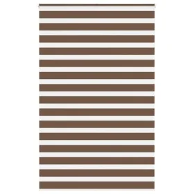 Brown zebra curtain 140x200 cm, fabric width 135.9 cm, polyester. by , Blinds and blinds - Ref: Foro24-4014373, Price: 34,63 ...