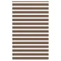 Brauner Zebra-Vorhang 140x200 cm, Stoffbreite 135,9 cm, aus Polyester. von , Jalousien und Jalousien - Ref: Foro24-4014373, P...