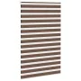 Brauner Zebra-Vorhang 140x200 cm, Stoffbreite 135,9 cm, aus Polyester. von , Jalousien und Jalousien - Ref: Foro24-4014373, P...