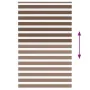 Brauner Zebra-Vorhang 140x200 cm, Stoffbreite 135,9 cm, aus Polyester. von , Jalousien und Jalousien - Ref: Foro24-4014373, P...