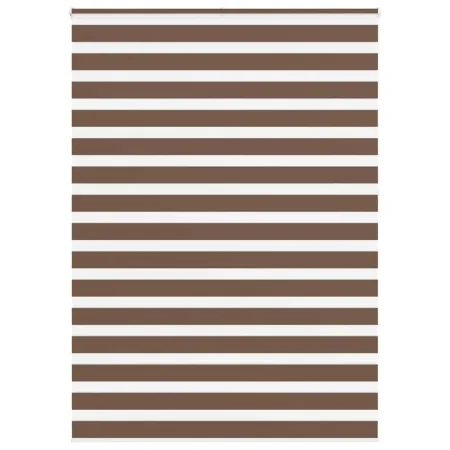 Estor cebra marrón 155x230 cm tejido ancho 150,9 cm poliéster de , Persianas y estores - Ref: Foro24-4014402, Precio: 30,72 €...