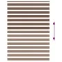 Estor cebra marrón 155x230 cm tejido ancho 150,9 cm poliéster de , Persianas y estores - Ref: Foro24-4014402, Precio: 30,72 €...