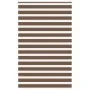 Brauner Zebra-Vorhang 145x230 cm, Stoffbreite 140,9 cm, aus Polyester. von , Jalousien und Jalousien - Ref: Foro24-4014400, P...