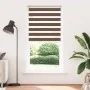 Brown zebra curtain 105x230 cm, fabric width 100.9 cm, polyester. by , Blinds and blinds - Ref: Foro24-4014392, Price: 24,42 ...