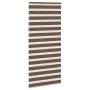 Brown zebra curtain 105x230 cm, fabric width 100.9 cm, polyester. by , Blinds and blinds - Ref: Foro24-4014392, Price: 24,42 ...
