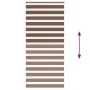 Brown zebra curtain 105x230 cm, fabric width 100.9 cm, polyester. by , Blinds and blinds - Ref: Foro24-4014392, Price: 24,42 ...