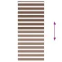 Estor cebra marrón 100x200 cm tejido ancho 95,9 cm poliéster de , Persianas y estores - Ref: Foro24-4014365, Precio: 28,57 €,...