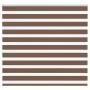 Brauner Zebra-Vorhang 165x150 cm, Stoffbreite 160,9 cm, aus Polyester. von , Jalousien und Jalousien - Ref: Foro24-4014352, P...