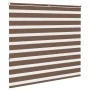 Brown zebra curtain 165x150 cm, fabric width 160.9 cm, polyester. by , Blinds and blinds - Ref: Foro24-4014352, Price: 38,59 ...