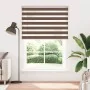 Brown zebra curtain 165x200 cm, fabric width 160.9 cm, polyester. by , Blinds and blinds - Ref: Foro24-4014378, Price: 39,87 ...