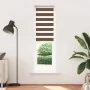 Brown zebra curtain 65x230 cm, fabric width 60.9 cm, polyester. by , Blinds and blinds - Ref: Foro24-4014384, Price: 23,03 €,...