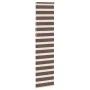 Brauner Zebra-Vorhang 65x230 cm, Stoffbreite 60,9 cm, aus Polyester. von , Jalousien und Jalousien - Ref: Foro24-4014384, Pre...