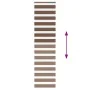 Estor cebra marrón 65x230 cm tejido ancho 60,9 cm poliéster de , Persianas y estores - Ref: Foro24-4014384, Precio: 23,03 €, ...