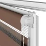 Brown zebra curtain 65x230 cm, fabric width 60.9 cm, polyester. by , Blinds and blinds - Ref: Foro24-4014384, Price: 23,03 €,...