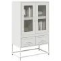 White steel sideboard 68x39x111.5 cm by , Sideboards - Ref: Foro24-853367, Price: 145,96 €, Discount: %