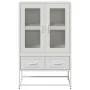 White steel sideboard 68x39x111.5 cm by , Sideboards - Ref: Foro24-853367, Price: 145,96 €, Discount: %