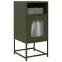 Nachttisch aus olivgrünem Stahlblech 36x39x78 cm von , Sideboards - Ref: Foro24-853414, Preis: 60,88 €, Rabatt: %