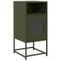 Nachttisch aus olivgrünem Stahlblech 36x39x78 cm von , Sideboards - Ref: Foro24-853414, Preis: 60,88 €, Rabatt: %